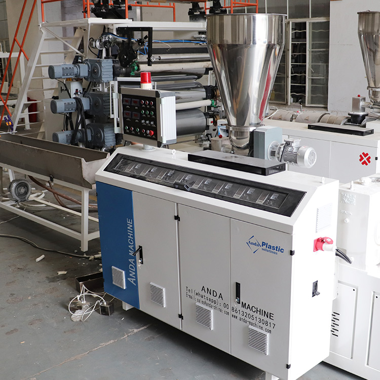 Twin Screw PVC Edge Band Tape Making Machine