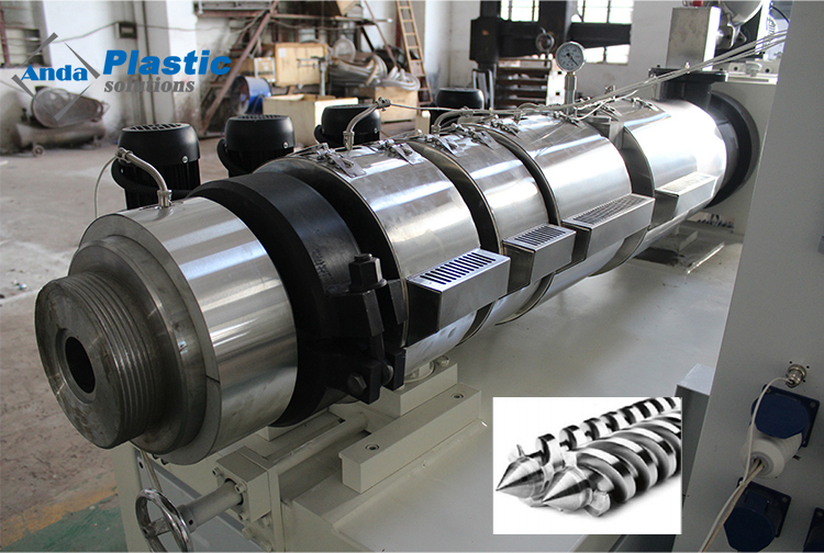PVC window and door profile extrusion machine / production line manufacturer