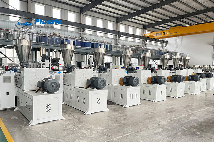 pvc twin screw extruder