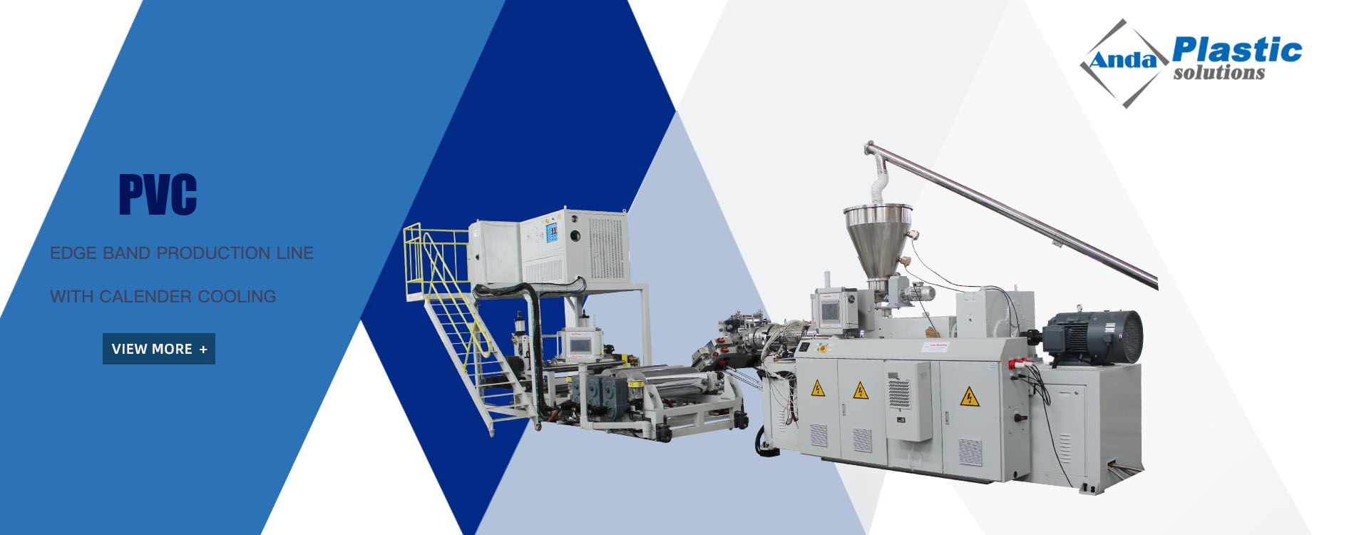 PVC edge band production line with Calender Cooling