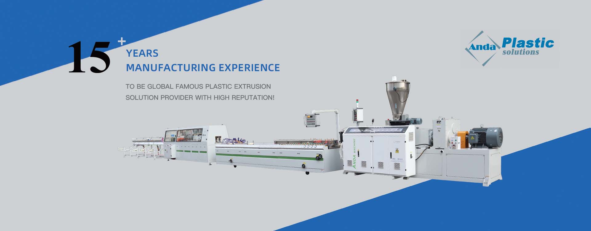 PVC door and wondow profile making machine